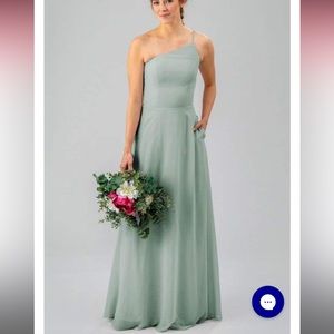 Kennedy Blue Matilda Bridesmaids Dress in Sea Glass. Size 2.